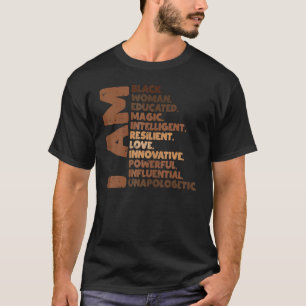 Camiseta Melanin Africa Orgullo Historia BHM