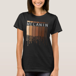 Camiseta Melanin African American Black Drippin Melanin