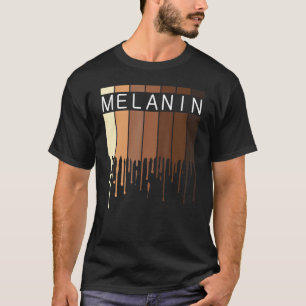 Camiseta Melanin African American Black Drippin Melanin