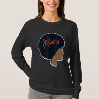 Camiseta Melanin Afro Hair Melanin Afro Black