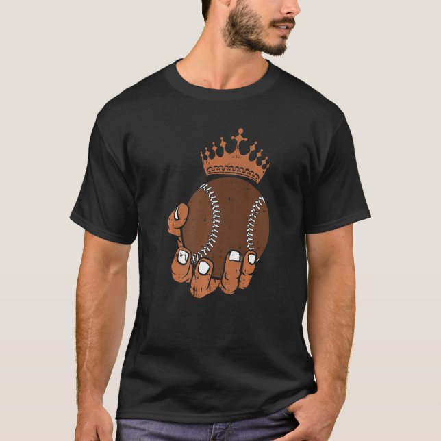 Camiseta Melanin Baseball Black History Month Sport African (Anverso)