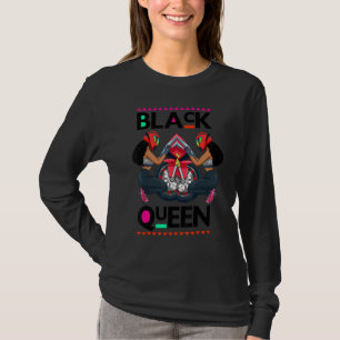 Camiseta Melanin Bike Rider Black Queen Women Motorcycle Bi