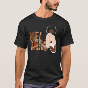 Camiseta Melanin Black Beauty Queen Royalty Orgullo