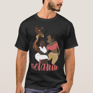 Camiseta Melanin Black Love Black Excellence Mujeres de col