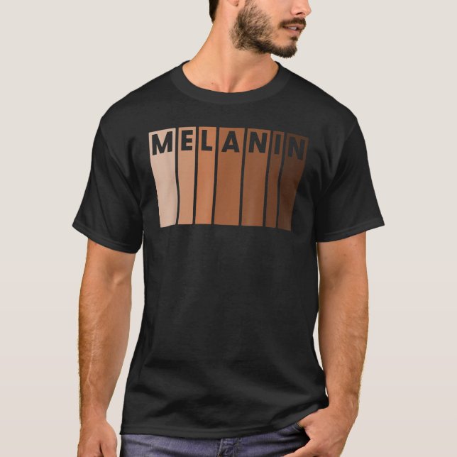 Camiseta Melanin Black Pride Afro Queen King Gifts African  (Anverso)