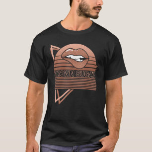 Camiseta Melanin Brown Skile Lips Historia Negra Azúcar Mar