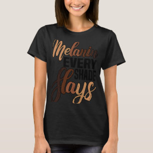 CAMISETA MELANIN CADA SOMBRA EL ORGULLO