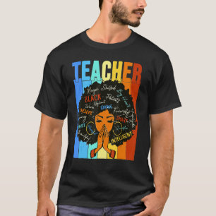 Camiseta Melanin Chica Black History Month Teacher Outfit A