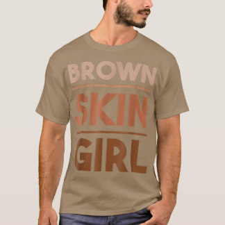 Camiseta Melanin, Chica de la piel marrón, reina Junetdecin