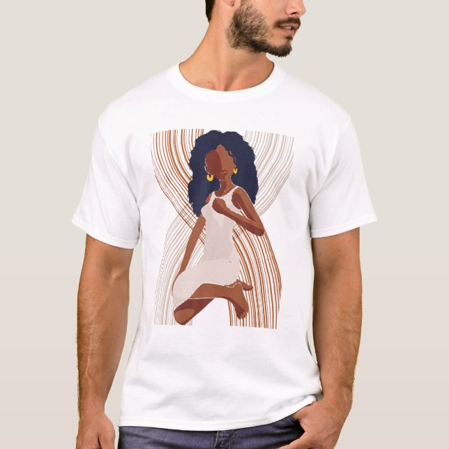Camiseta Melanin Chica Día Internacional de la Mujer G (Anverso)
