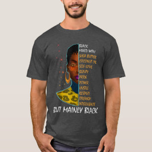 Camiseta Melanin Chica mujer negra Mes de historia negra