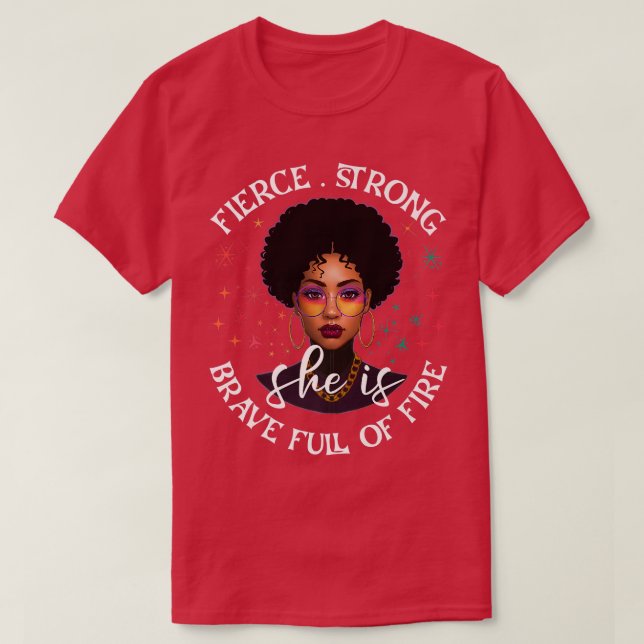 Camiseta Melanin Chica mujer negra Mes de historia negra (Diseño del anverso)