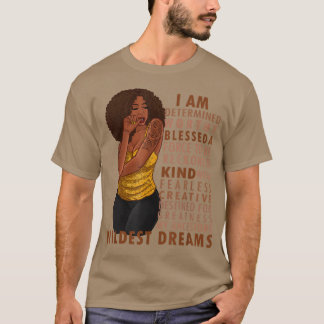 Camiseta Melanin Chica mujer negra Mes de historia negra