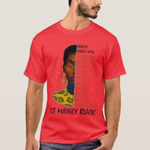 Camiseta Melanin Chica mujer negra Mes de historia negra