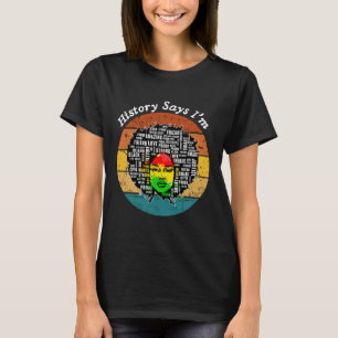 Camiseta Melanin Chica mujer negra Mes de historia negra