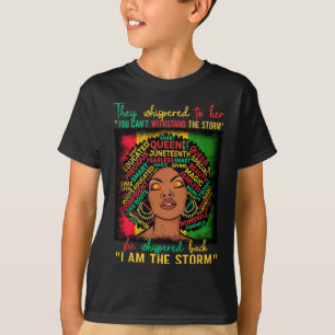 Camiseta Melanin Chica Mujeres negras Mes de historia negra