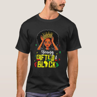 Camiseta Melanin, Chica Negra Y Joven Chicas Hijos