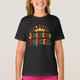 Camiseta Melanin, Chicas de la princesa Crown Todler