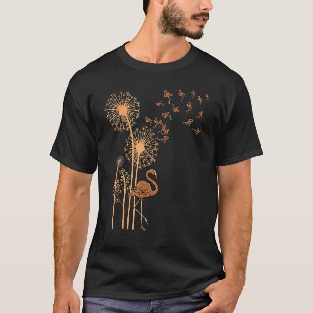 Camiseta Melanin Dandelion Flamingo Black History Month Cut (Anverso)