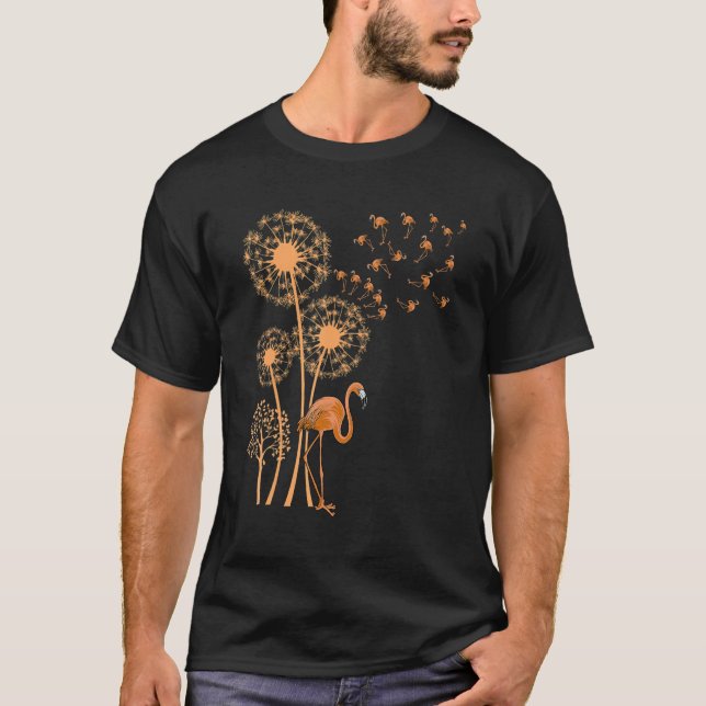 Camiseta Melanin Dandelion Flamingo Black History Month Cut (Anverso)