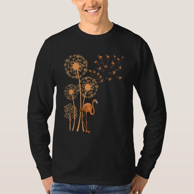 Camiseta Melanin Dandelion Flamingo Black History Month Cut (Anverso)