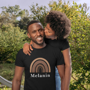 Camiseta Melanin, el mes de la historia negra afroamericana