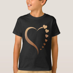 Camiseta Melanin Heart Black History Mono Orgulloso Black A