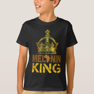 Camiseta Melanin King para hombres Mes de la Historia Negra