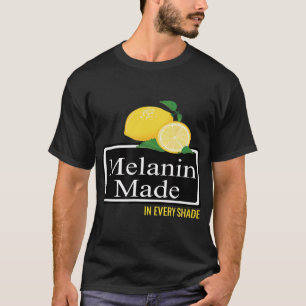 Camiseta Melanin Made In Every Shade Summer Beach Party Gif