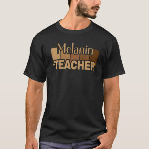 Camiseta Melanin Maestra vida Afro-Maestra afroamericana