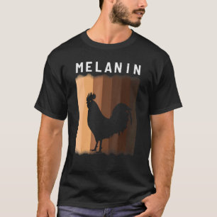 Camiseta Melanin matiza el orgullo negro hombres mujeres po