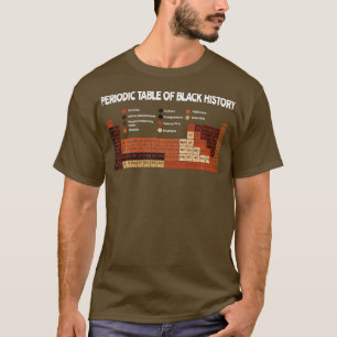 Camiseta Melanin matiza la ciencia tabla periódica historia