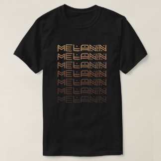 Camiseta Melanin matiza las letras de áfrica