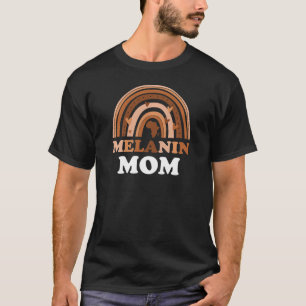 Camiseta Melanin Melanated Melanin Mom Black Queen Black