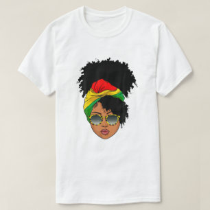 Camiseta Melanin Melanin Reina de la mujer negra africana H
