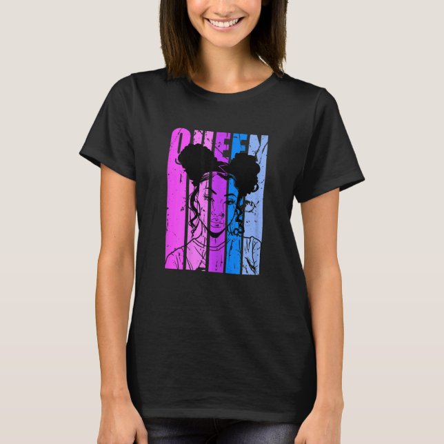 Camiseta Melanin Mujeres Empoderamiento Negro Orgullo Negro (Anverso)