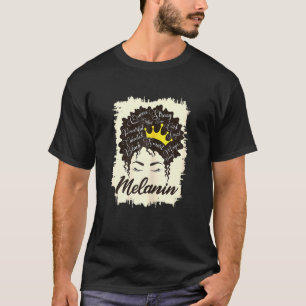 Camiseta Melanin Natu, Chica negra, afro-estadounidense