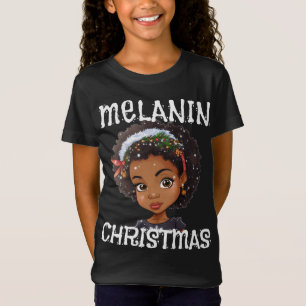 Camiseta Melanin Navidades aman a Black Chica Magic Sista T