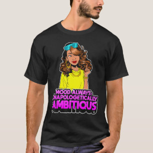 Camiseta Melanin negro cristiano sin remordimientos