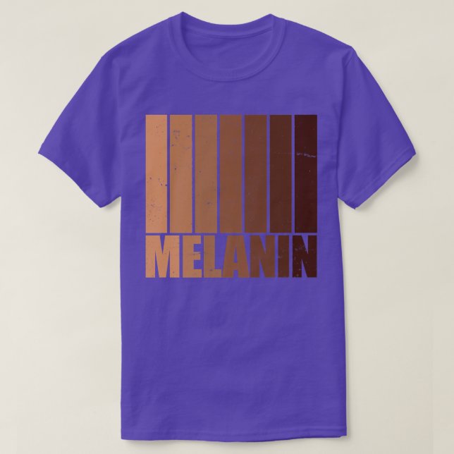 Camiseta Melanin Orgullo Negro BLM Reina del Mes de la Hist (Diseño del anverso)