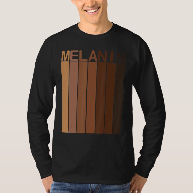 Camiseta Melanin, orgullo negro, reyes en el Día de San Pat (Anverso)