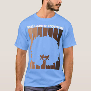 Camiseta Melanin Poppin Black History Mono Vintage Orgullo