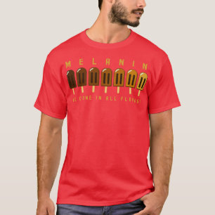 Camiseta Melanin Popsicles Celebración de la Piel Marrón