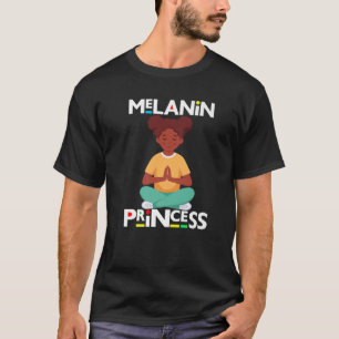 Camiseta Melanin, princesa de historia negra, hace gracia a