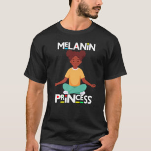 Camiseta Melanin, princesa de historia negra, hace gracia a