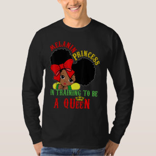 Camiseta Melanin Princess Queen Women M