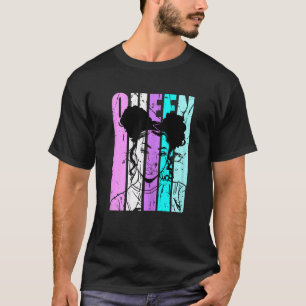 Camiseta Melanin Queen Afro Puffs Hair Women Black Empower