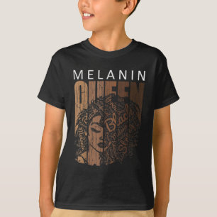 Camiseta Melanin QueenAfrican American Strong Black Natural