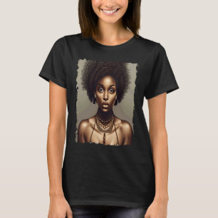 Camiseta Melanin Reina Mes de Historia Negra Afroamericano
