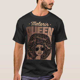 Camiseta Melanin Reina Mes de Historia Negra y Orgullo